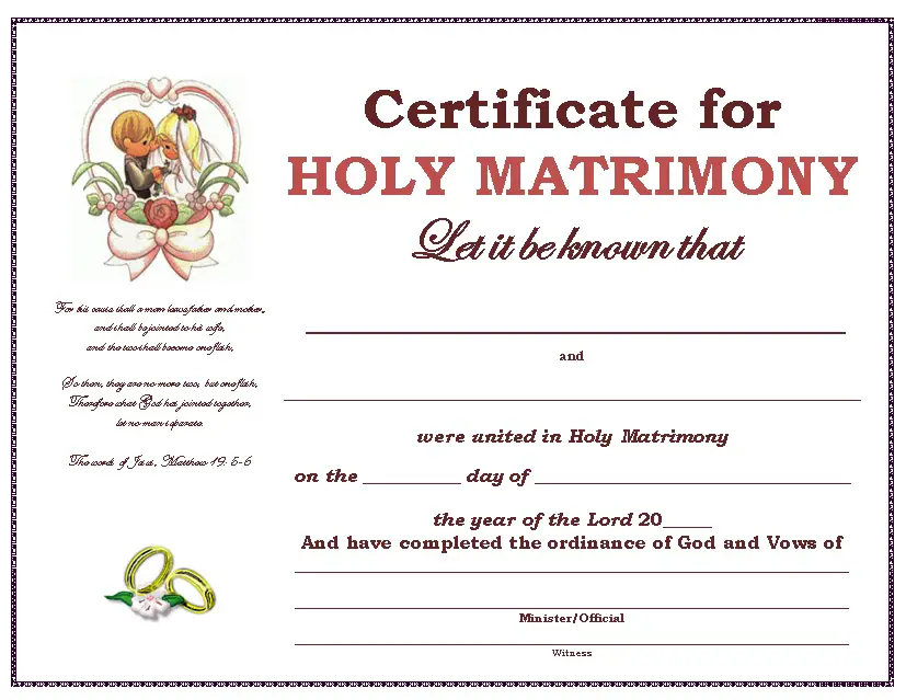 Free <strong>Membership</strong> Certificates: 14 templates in Word Format ... Church membership certificate template